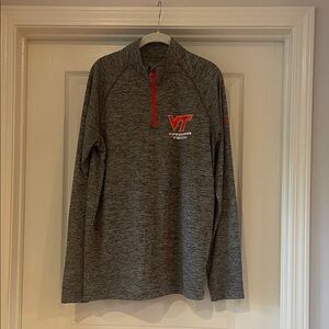 Virginia Tech Under Armour Gray‎ Quarter-Zip